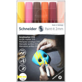 Rotulador Schneider Paint-It 310 Estuche 6 Surtidos | Schneider | Pack 1 Unidades